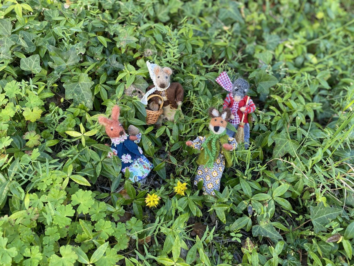 Fingerpuppen aus Filz