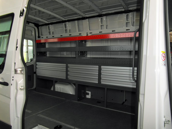 Examples d'aménagement VW Crafter (construction)