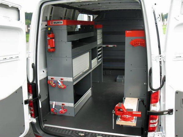 Examples d'aménagement Mercedes Sprinter L2H2 (technique domestique)