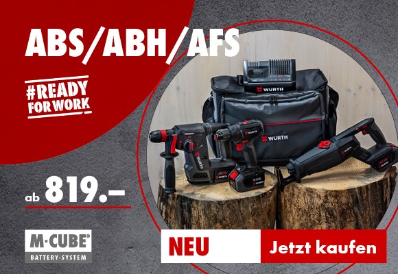 TRIPLE PACKAGE 18 V M-CUBE® ABS/ABH/AFS