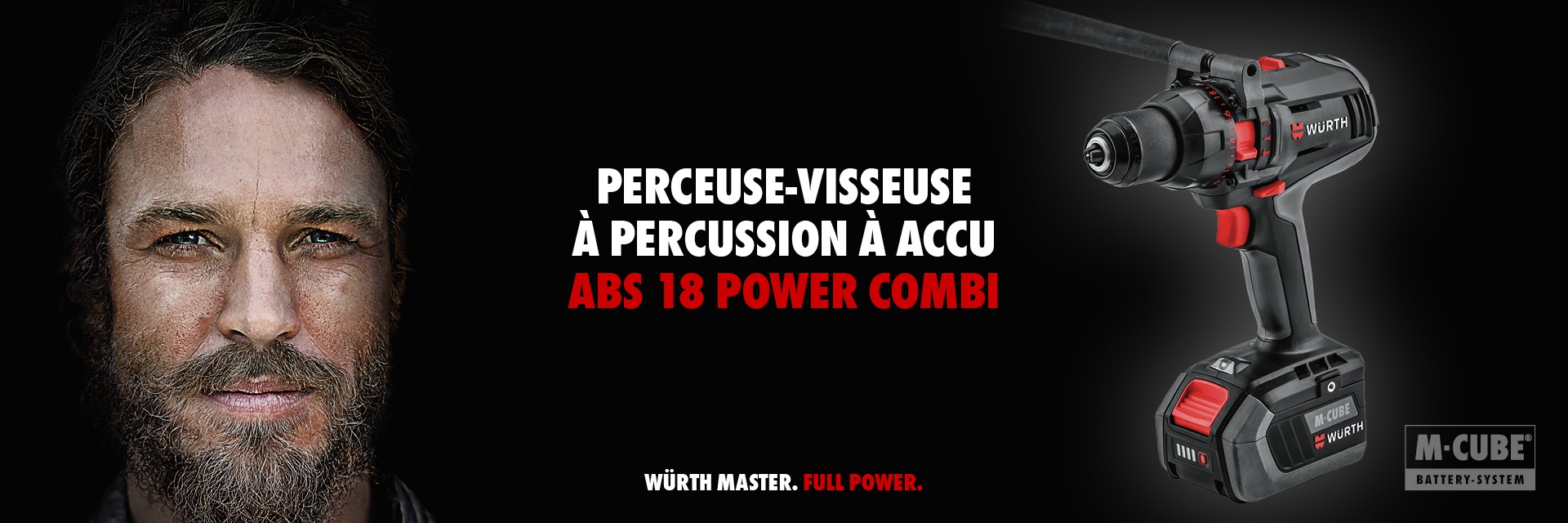 Perceuse-visseuse à percussion à accu ABS 18 Power Combi