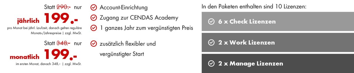 CENDAS Starterpaket