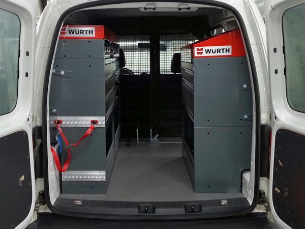 Examples d'aménagement VW Caddy (installation)