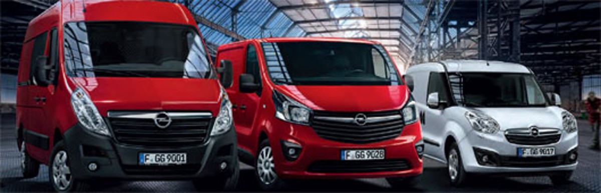 Allestimento furgoni per i modelli Opel