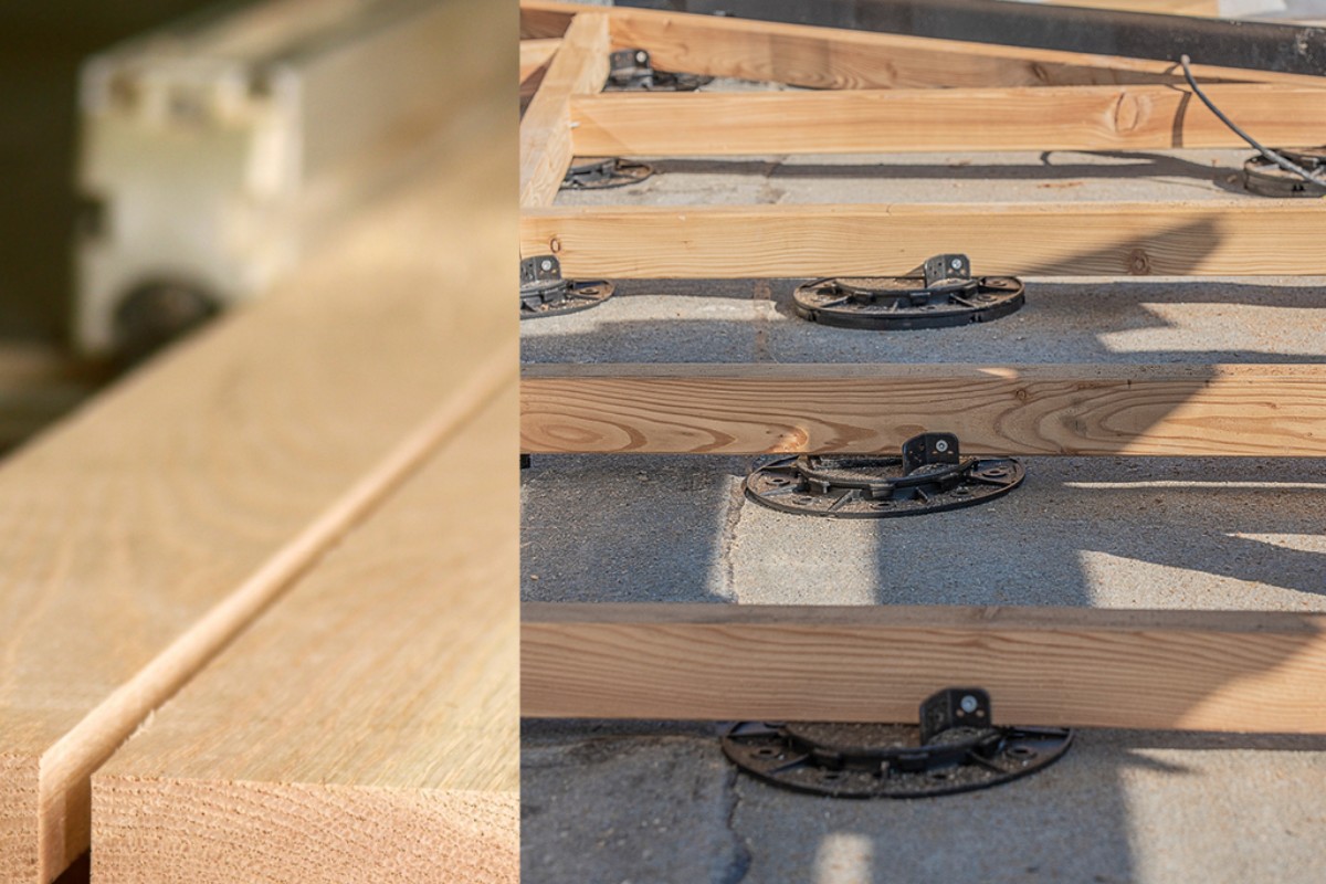 Magazin Teaser Terrassenbau mit Stelzlagern von Würth